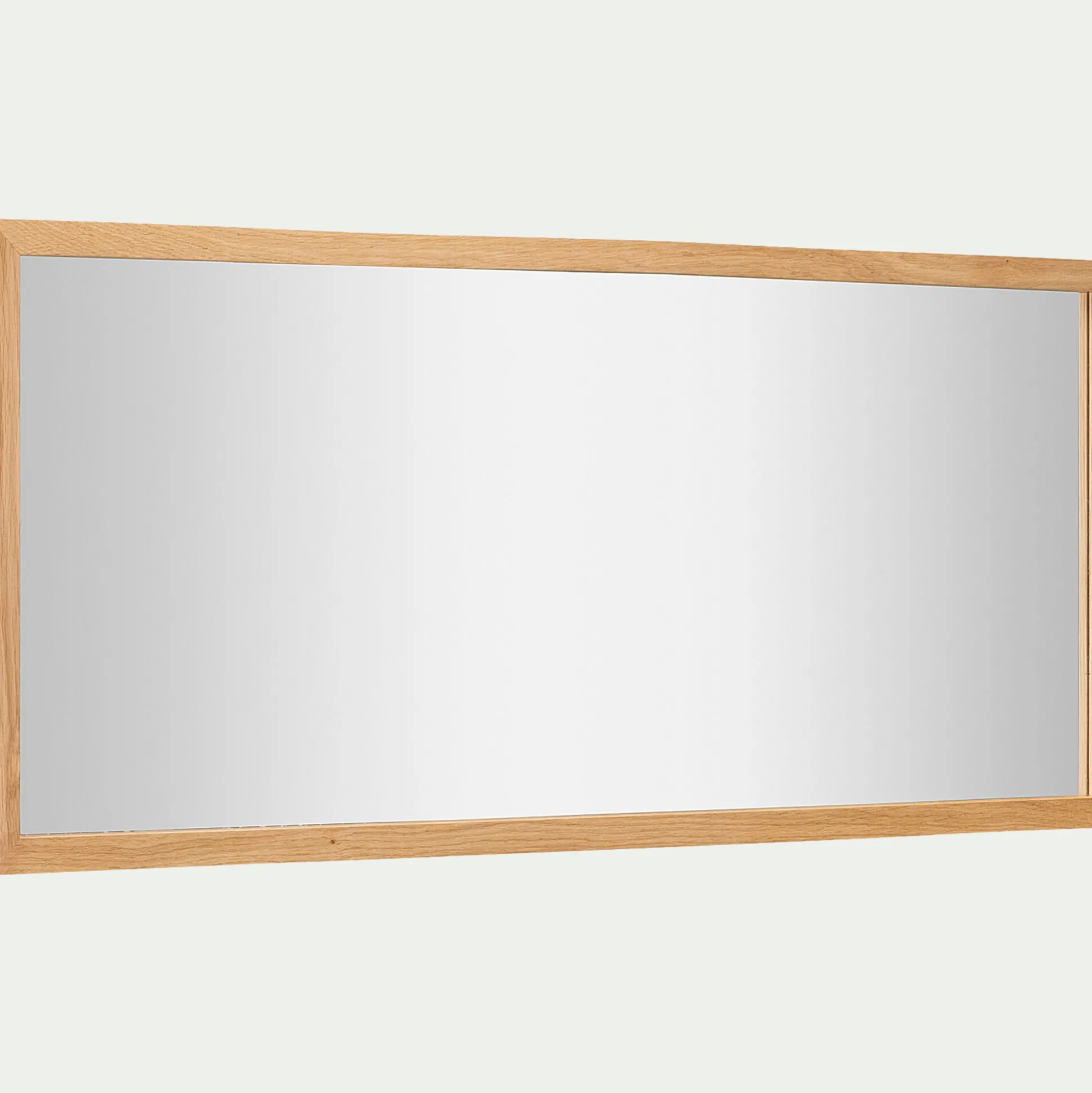Miroir en bois de chêne - naturel 40x100cm