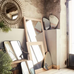 Miroir en chêne 89x69cm - naturel