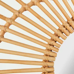 Miroir en rotin - naturel l75cm