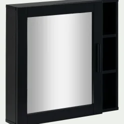 Miroir rectangulaire de salle de bain en bois de cèdre - L61,5cm