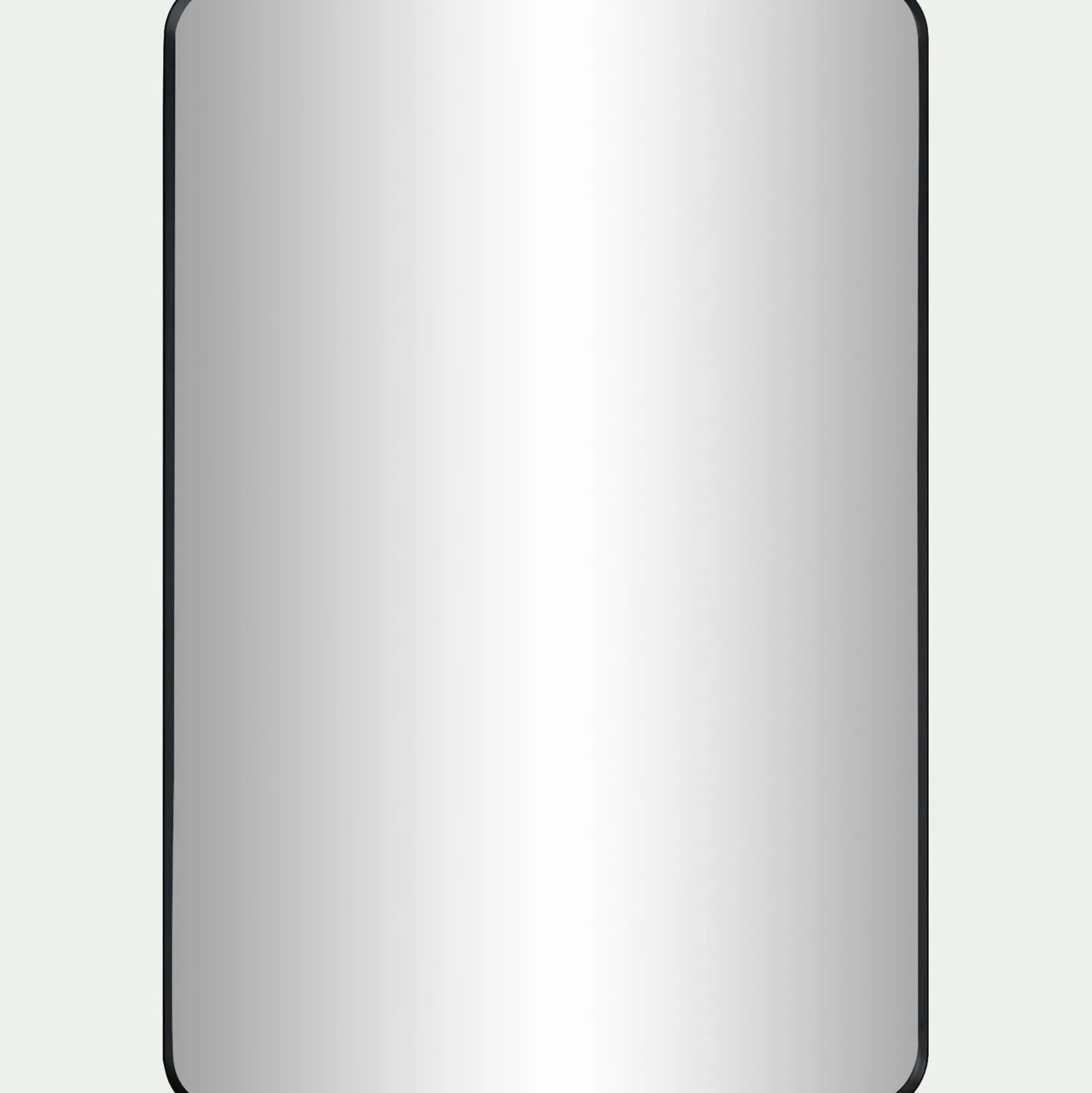 Miroir rectangulaire en aluminium l60xH90cm - noir