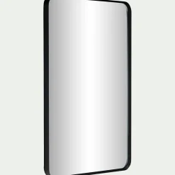 Miroir rectangulaire en aluminium l60xH90cm - noir