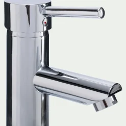 Mitigeur bas de lavabo en chrome H18,90cm - argenté