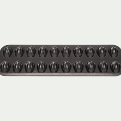 Moule à 20 madeleines en acier - gris anthracite
