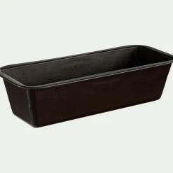 Moule à cake embouti en acier L26cm - marron