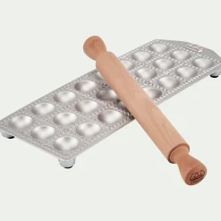 Moule à raviolis en aluminium anodisé - argenté