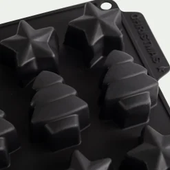 Moule sucette chocolat de Noël en silicone - noir