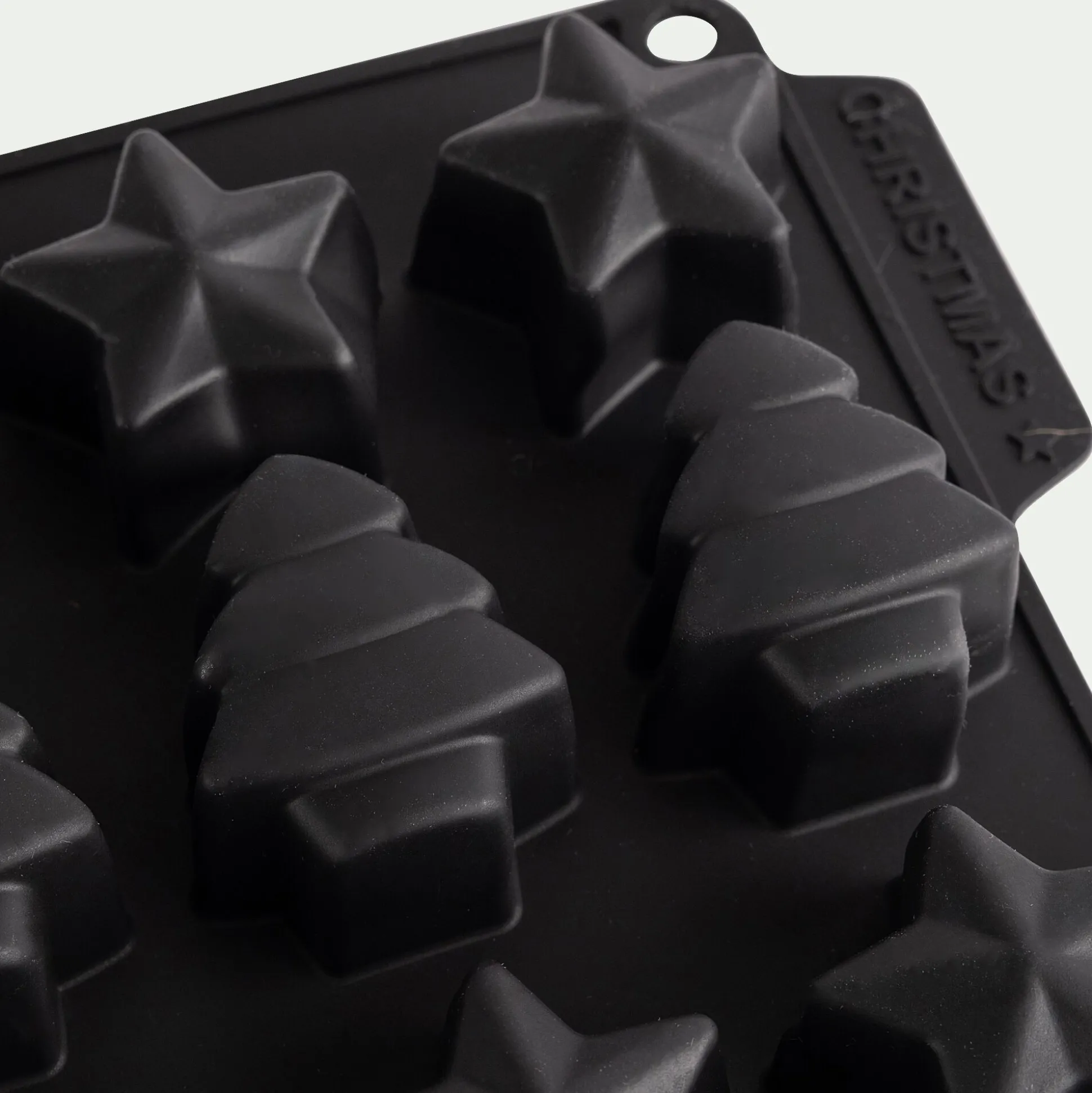 Moule sucette chocolat de Noël en silicone - noir
