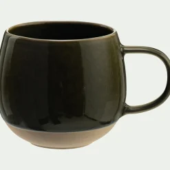 Mug avec anse en grès 47cl - vert