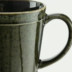 Mug avec anse en grès 50cl - vert