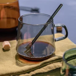 Mug en verre 42cl - gris