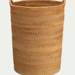Panier à linge en rotin D40xH53cm - naturel