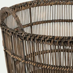 Panier en bambou tressé - naturel H31xL26cm
