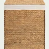 Panier en jacinthe d'eau H60xL50cm - naturel