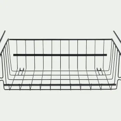 Panier filaire en fer galvanisé 36x25cm - gris
