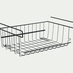 Panier filaire en fer galvanisé 36x25cm - gris