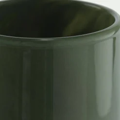 Photophore en verre D8xH8cm - vert