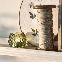 Photophore en verre teinté D7,5cm - vert