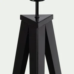 Pied de lampadaire en métal - noir H135cm