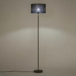 Pied de lampadaire en métal - H140cm noir