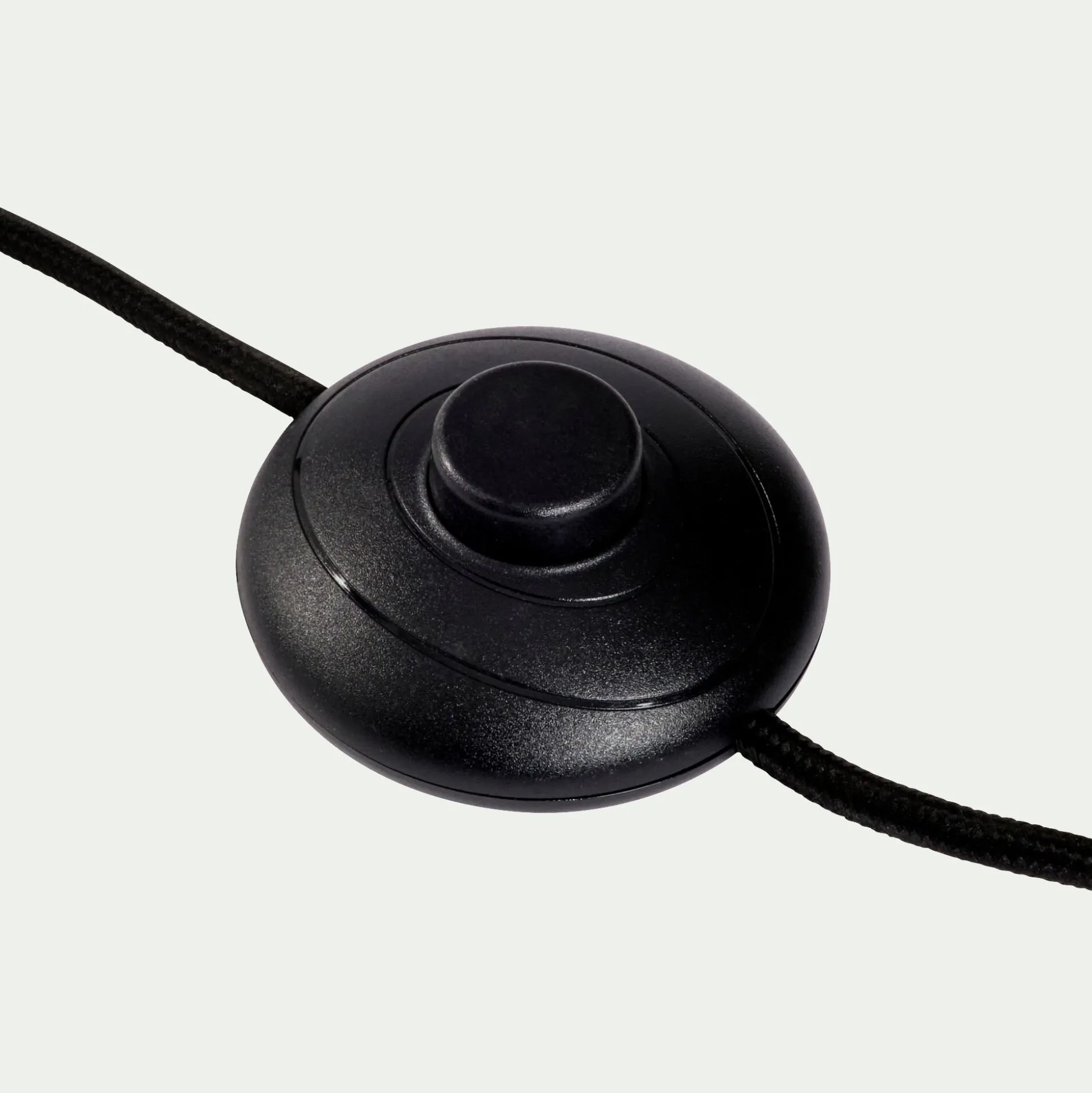 Pied de lampadaire électrifié en aluminium H162cm - noir