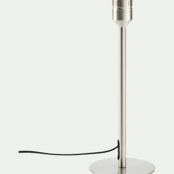 Pied de lampe à poser - gris argenté H37,2cm