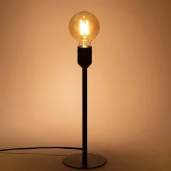 Pied de lampe à poser - noir H37,2cm