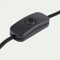 Pied de lampe électrifié en verre D20cm - vert