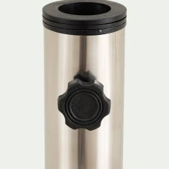 Pied de parasol en béton et bois 36kg - naturel