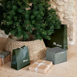 Pied de sapin en kit en jonc de mer D68xH25cm - naturel