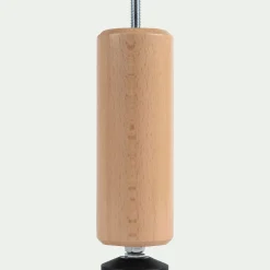 Pied de sommier cylindrique en hêtre - 15 à 20 cm