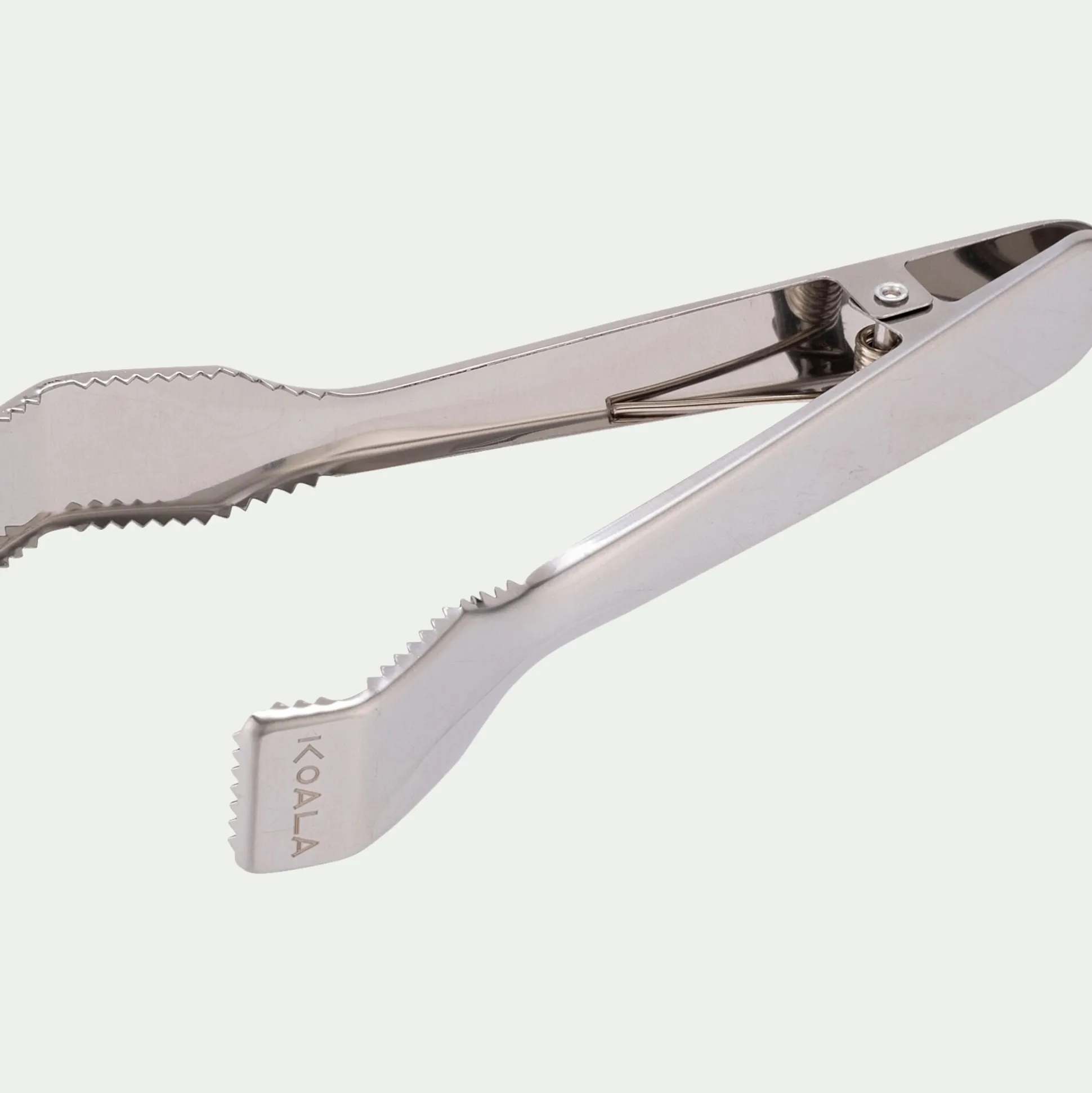 Pince à glaçons en inox - argenté