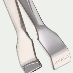 Pince à glaçons en inox - argenté