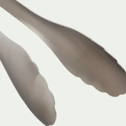 Pince à spaghettis et de service en inox - gris métallisé