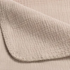 Plaid en gaze de coton - beige alpilles 130x170cm