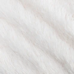 Plaid imitation fourrure - blanc 130x170cm