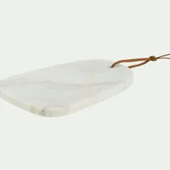 Planche à découper en marbre L30cm - blanc