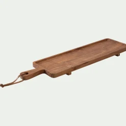 Planche de présentation sur pied en bois d'acacia L74cm - naturel