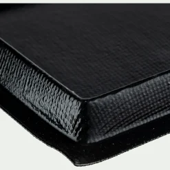 Plaque à génoise en fibre de verre et silicone 17,8x24,5cm - noir