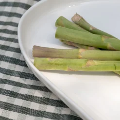 Plat de présentation en porcelaine L37cm - blanc