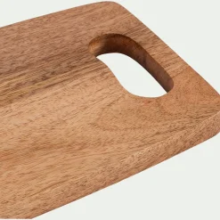 Plateau de présentation en bois de manguier L60cm - bois foncé