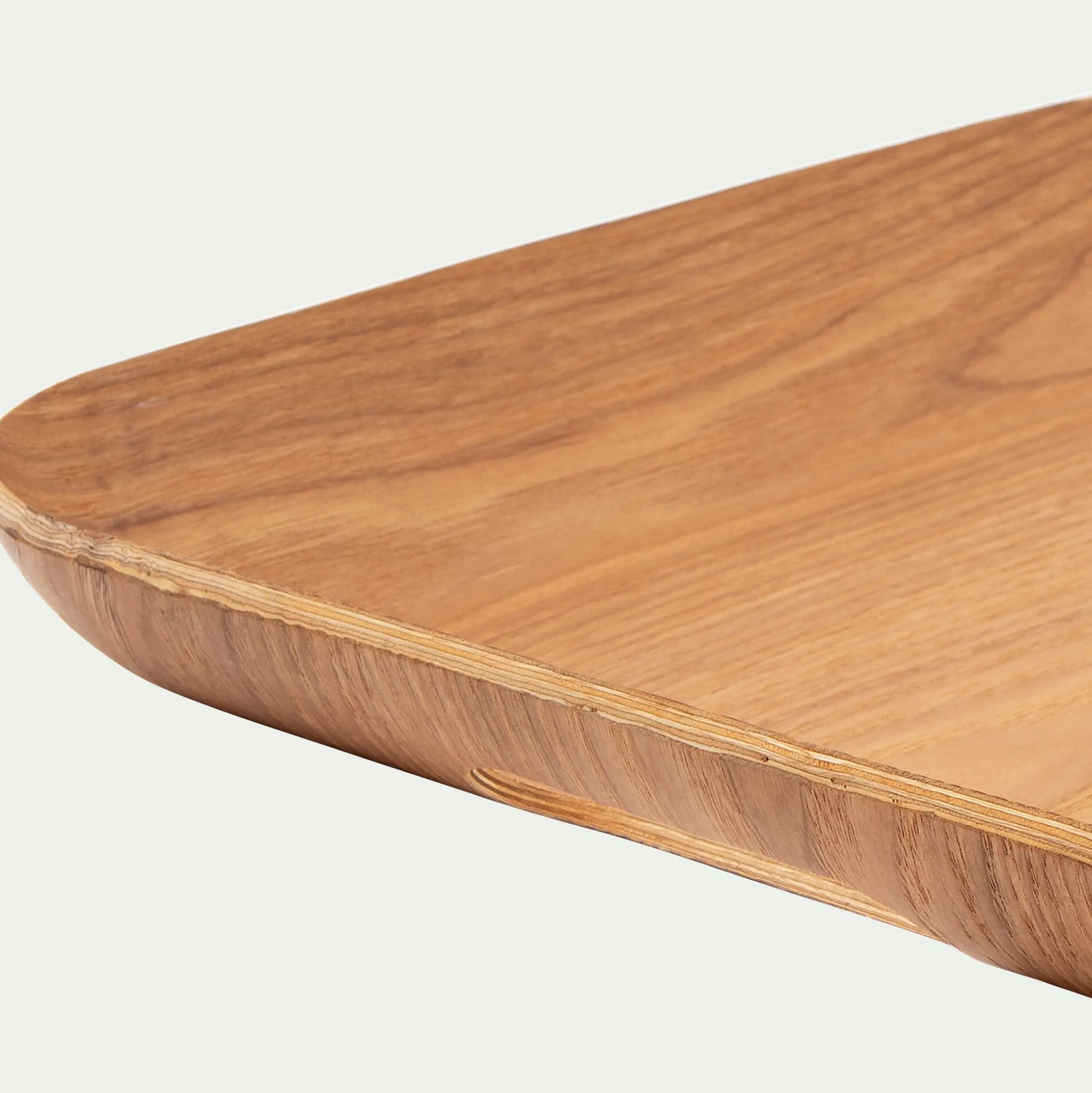 Plateau rectangle en bois de chêne L45cm - naturel