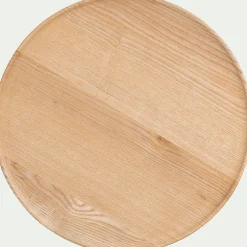 Plateau rond en bois d'acacia D30,5cm - naturel