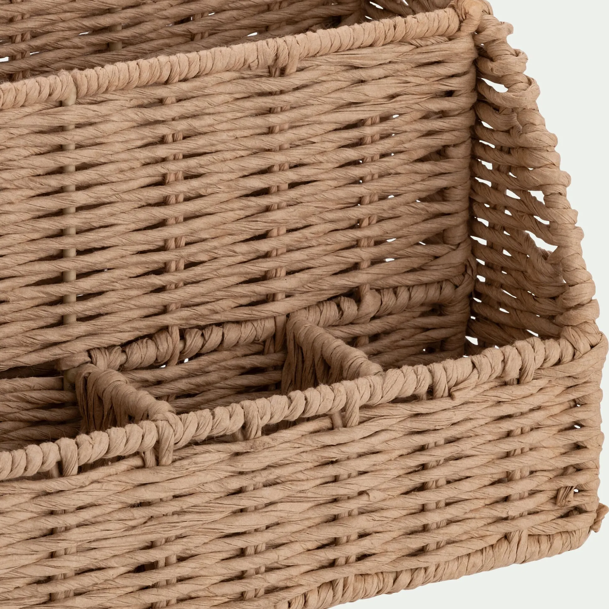 Porte courrier plat en papier - naturel