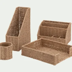 Porte courrier plat en papier - naturel