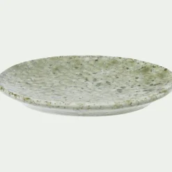 Porte savon en faïence - vert