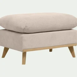 Pouf en tissu crown - beige roucas