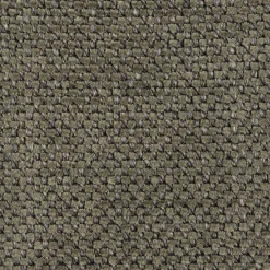 Pouf en tissu doux tramé - vert garrigue