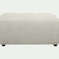 Pouf en tissu Eden - beige alpilles