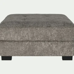 Pouf en tissu Genesis - beige alpilles